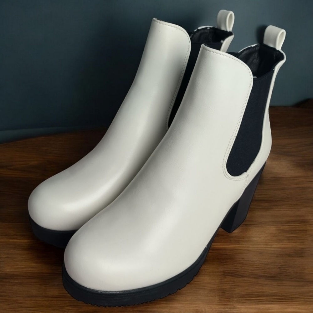 Dream Pair Women's Size 6 Ankle Platform Boots Thick Sole Balance